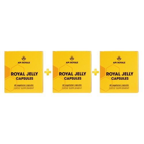 API Royale - Royal Jelly Capsules 980 mg ( Pack of 3 )