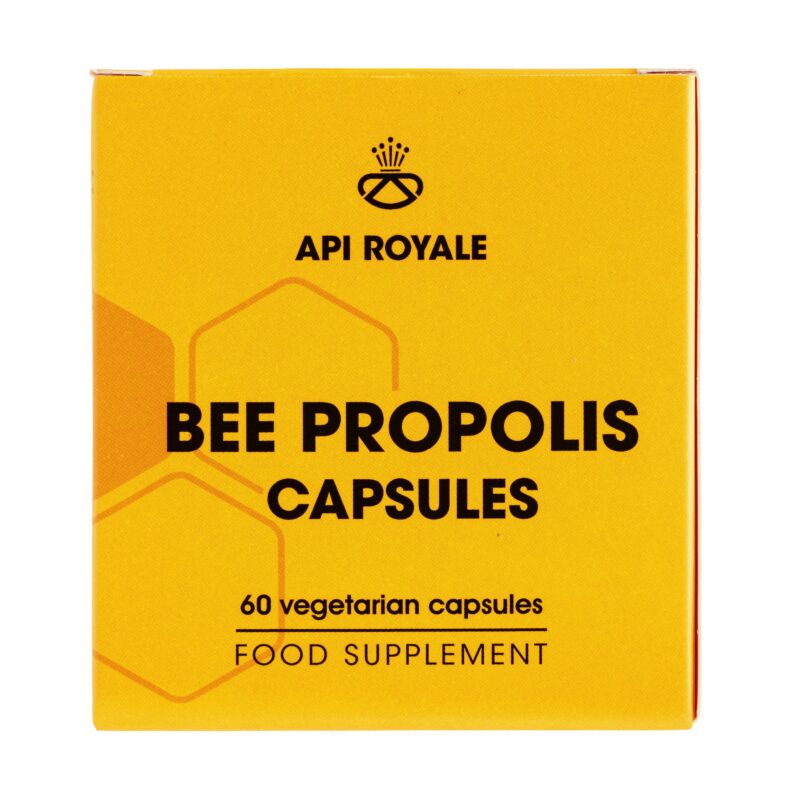 API ROYALE - Bee Propolis Capsules - Natural Immune Support and Skin Health Supplement - 60 Vegetarian Capsules - Image 2